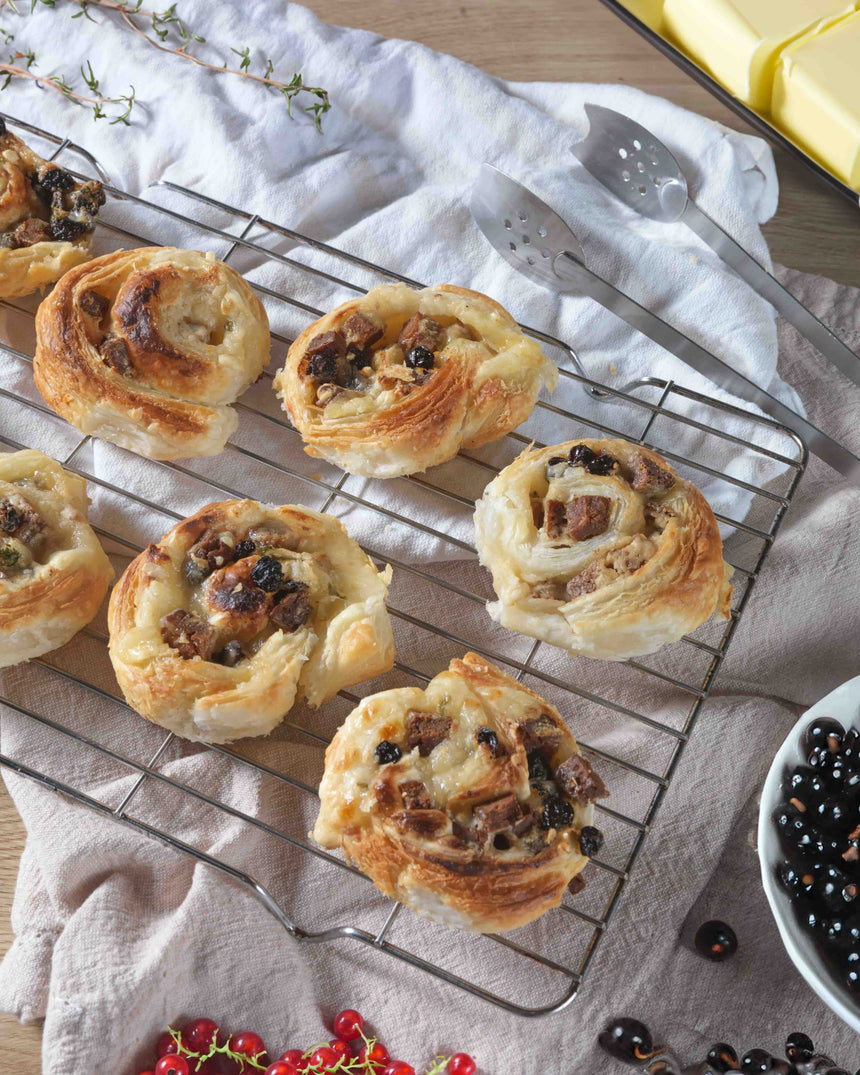 Impress Your Guests: Dried Currant and Vegan Pancetta Pinwheels Recipe